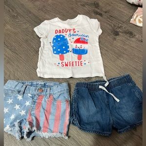 Shirt and shorts set